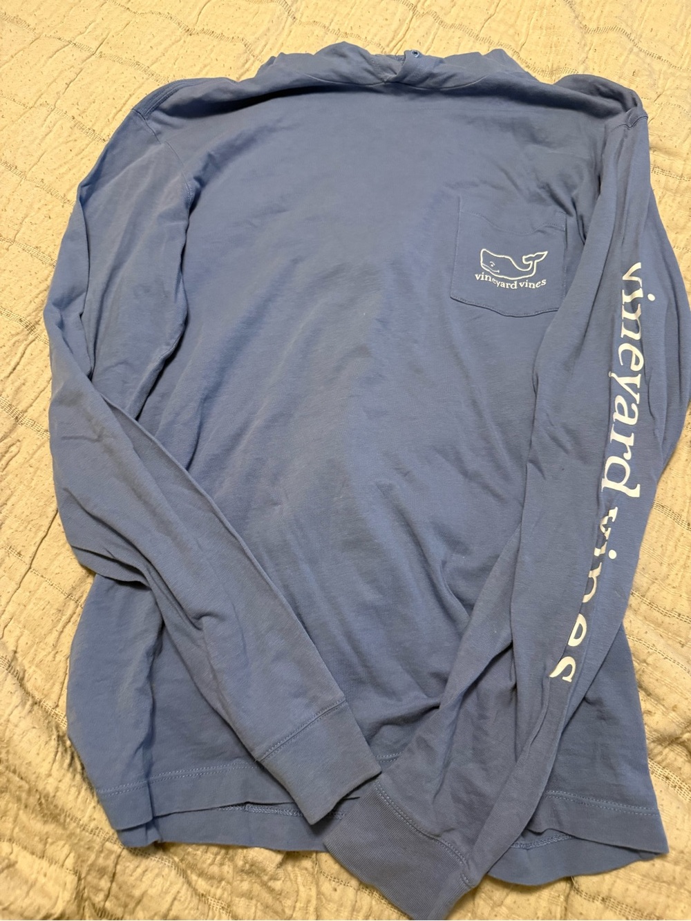 Vineyard Vines Women’s Long-Sleeve Pocket Tee - Blue